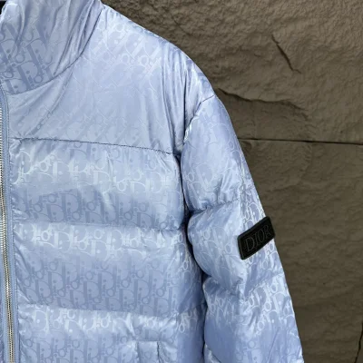 Пуховик Dior Oblique "Emerald Blue" фото № 4