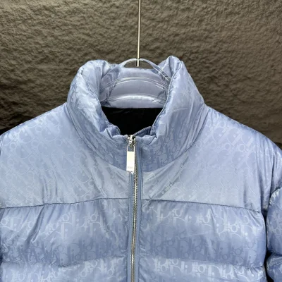 Пуховик Dior Oblique "Emerald Blue" фото № 3