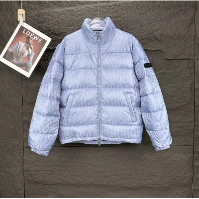 Пуховик Dior Oblique "Emerald Blue" фото № 2