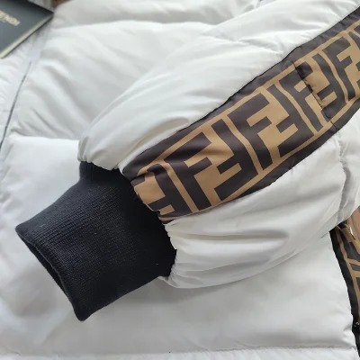 Пуховик Fendi Two-Sided "White" фото № 6