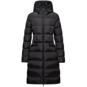 Удлиненный пуховик Moncler Faucon Long Coat "Black"