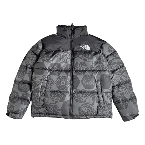 Пуховик The North Face Patterned "Gray/Black"