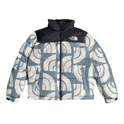 Пуховик The North Face Brand Icon "White/Blue"