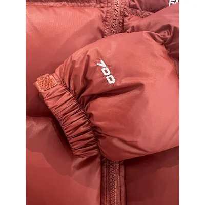 Пуховик North Face Front Zip Style "Burgundy" фото № 5