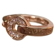 Кольцо Bulgari Circle And Rounded Inscription Along "Gold"