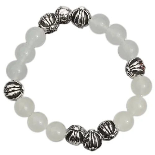 Браслет Chrome Hearts Decorated By Pearl "White"