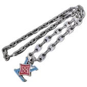 Подвеска Louis Vuitton Logo And Romb "Blue"