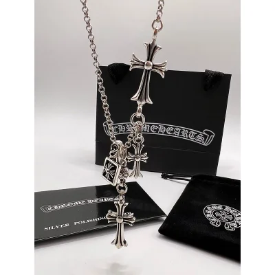 Подвеска Chrome Hearts Engraved Badges "Silver" фото № 6