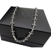 Подвеска Chrome Hearts Silver Style Cross-Flower "Silver"