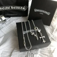 Подвеска Chrome Hearts Triple Cross "Silver"
