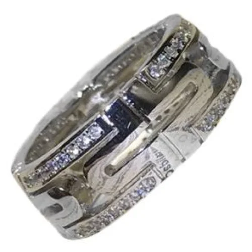 Кольцо Bulgari Cut Out Details "Silver"