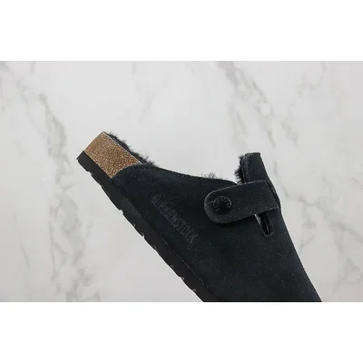 Birkenstock Boston Shearling "Black" фото № 3