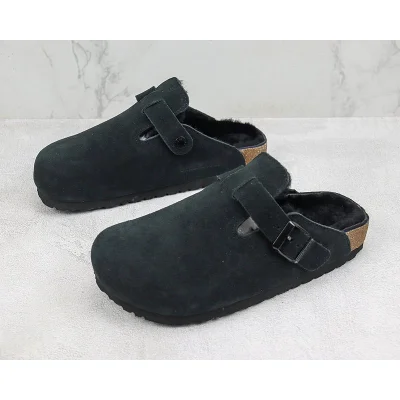 Birkenstock Boston Shearling "Black" фото № 5