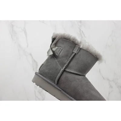 UGG Bailey Bow Mini "Grey" фото № 3