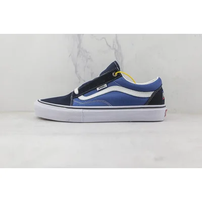 Vans Old Skool "Black/Dark Blue/White Strip" фото № 2