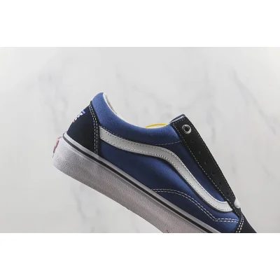 Vans Old Skool "Black/Dark Blue/White Strip" фото № 3