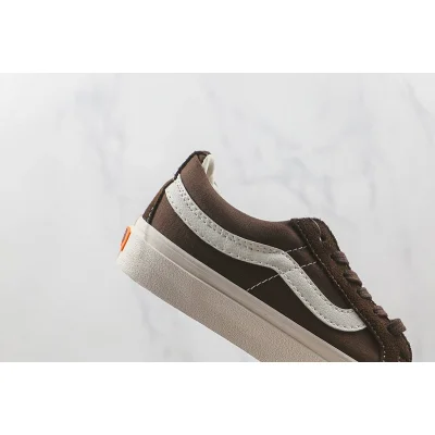 Vans SK8-Low "Dark Brown/White" фото № 3