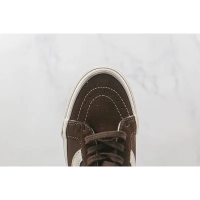 Vans SK8-Low "Dark Brown/White" фото № 4