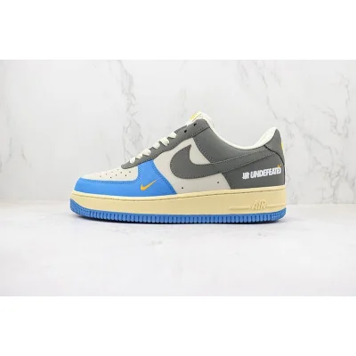 Undefeated x Nike Air Force 1 Low "Dark Grey/Blue/Gold" фото № 2