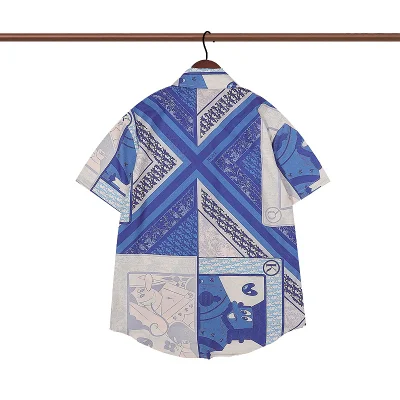 Рубашка Christian Dior Short Sleeve "Blue" фото № 2