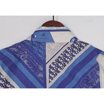 Рубашка Christian Dior Short Sleeve "Blue" фото № 3