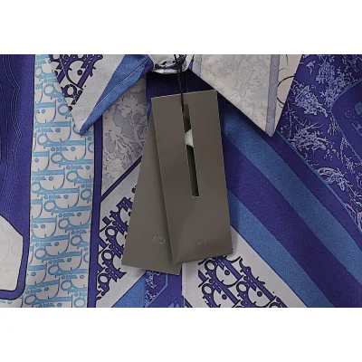 Рубашка Christian Dior Short Sleeve "Blue" фото № 4