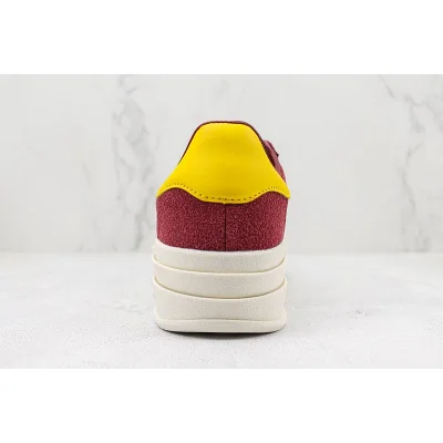 Adidas Gazelle Bold "Wine Red/Yellow" фото № 9