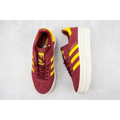 Adidas Gazelle Bold "Wine Red/Yellow" фото № 6