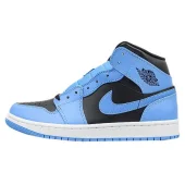 Air Jordan 1 Mid "Core Black/Sky Blue"