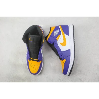 Air Jordan 1 Mid "Lakers 2022" фото № 6 Air Jordan 1 Mid "Lakers 2022" фото № 6
