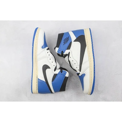 Travis Scott x Air Jordan 1 High OG SP Fragment "White/Blue" фото № 6