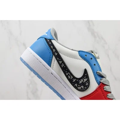 Dior x Air Jordan 1 Low "Dior/Red&Blue" фото № 3