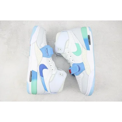 Air Jordan Legacy 312 High "Gradient White/Blue/Green" фото № 7