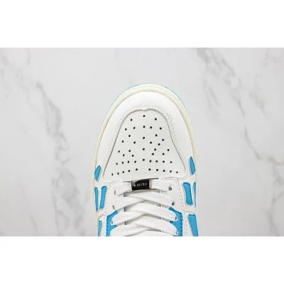 Amiri Skel Top Low "White/Sea Blue" фото № 4