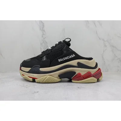 Balenciaga Triple S Mule "Black/Beige" фото № 2 Balenciaga Triple S Mule "Black/Beige" фото № 2