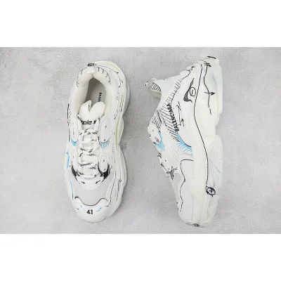 Balenciaga Triple S "Painted" фото № 7