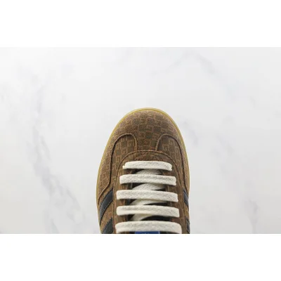 Adidas x Gucci Gazelle "Beige/Black/Monogram" фото № 4