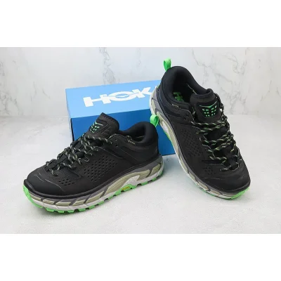 Hoka One One Tor Ultra Low "Black/Neon Green" фото № 7