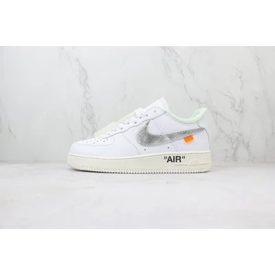 Off-White x Nike Air Force 1 Low "White/Silver/Orange Safety" фото № 2