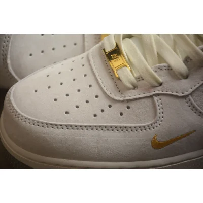 Nike Air Force 1 Mid "Grey/Gold/White" фото № 7