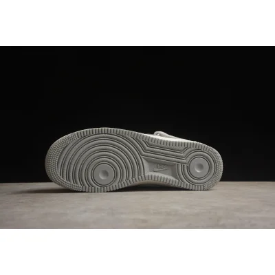 Nike Air Force 1 Mid "Grey/Gold/White" фото № 4