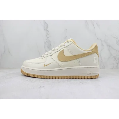 A Bathing Ape x Nike Air Force 1 Low "Milk White/Morandi Yellow" фото № 2