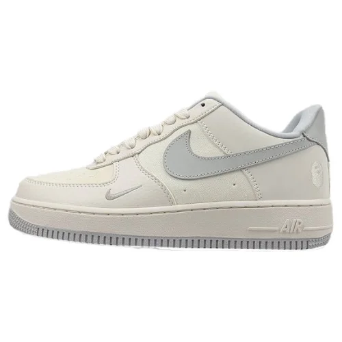A Bathing Ape x Nike Air Force 1 Low "Off White/Light Grey/Silver"