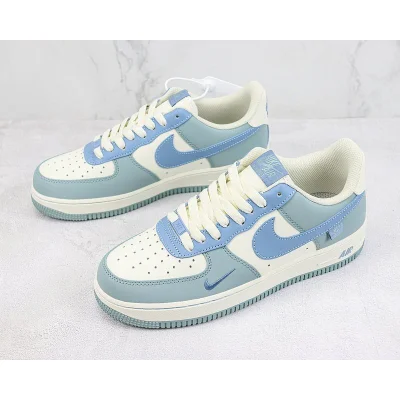 Nike Air Force 1 Low "Haze Blue/Off White/Mini-Swoosh" фото № 5