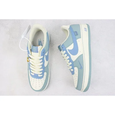 Nike Air Force 1 Low "Haze Blue/Off White/Mini-Swoosh" фото № 6