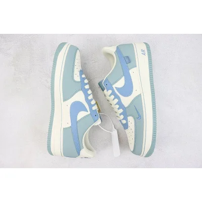 Nike Air Force 1 Low "Haze Blue/Off White/Mini-Swoosh" фото № 7