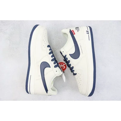 Supreme x The North Face x Nike Air Force 1 Low "Off White/Navy Blue" фото № 7 Supreme x The North Face x Nike Air Force 1 Low "Off White/Navy Blue" фото № 7