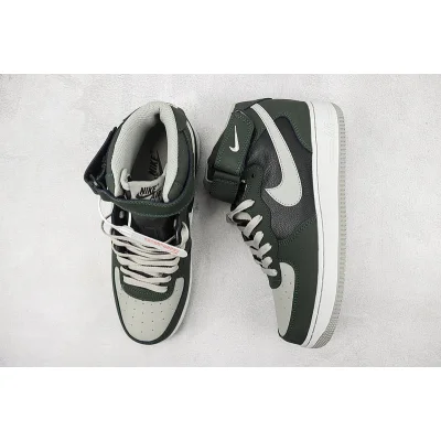 Nike Air Force 1 Mid "Vintage Black/Grey" фото № 6