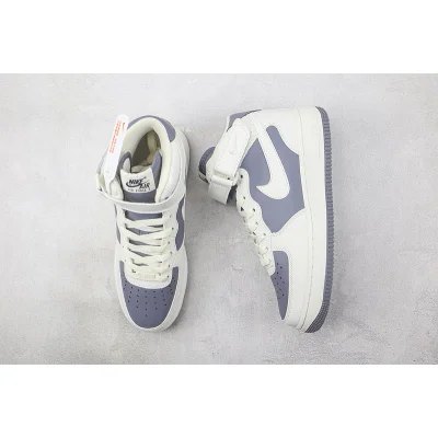 Nike Air Force 1 Mid "Off White/Silver Gray" фото № 6