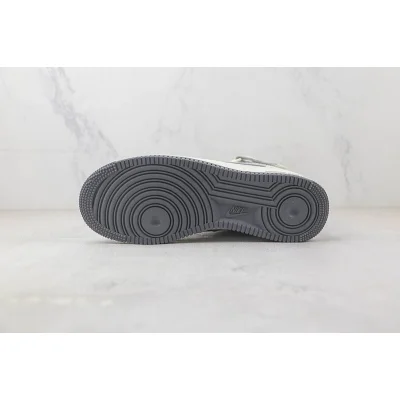 Nike Air Force 1 Mid "Off White/Silver Gray" фото № 8